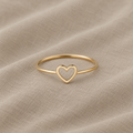 Moderne Hjerte Ring