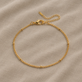 Beaded Chain Minimal Bracelet