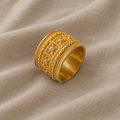 Opulent Guldfarvet Ring