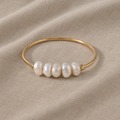 Minimal Ferskvandsperle Ring