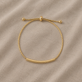 Minimalistisk Guldfarvet Armring