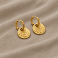 Imperial Måne Charm Øreringe