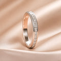 Hvidguld Luksus Zirkon Indlagt Ring