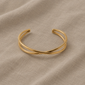 Poleret Åben Armring