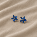 Blomsterformet Zirconia Ørestikker