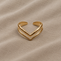 Sofistikeret Kurve Accent Ring