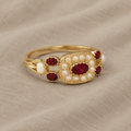 Tidløs Perle Zirconia Ring