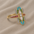 Æterisk Guldsmed Statement Ring