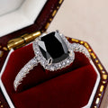 Midnight Glam Zirconia Ring