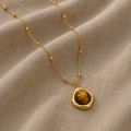 Vintage Elegant Tiger Eye Pendant