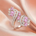Tidløs Rosa Statement-ring