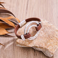 Vintage Boho dobbeltcirkel armbånd