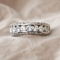 Chunky brolagt zirkonring