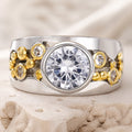 Gul To-tonet Zirconia Ring
