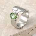 Radiant Pastoral zirkonia ring