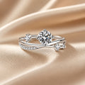 Hvidguld Zirkonia Stjernehimmel Ring