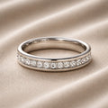 Hvidguld Funklende Zirconia Ring