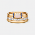 Theresa – Opal & Guld Ring 