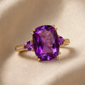 Udsøgt Guldring med Cubic Zirconia