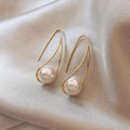 Elegant Pearl Dangle Earrings