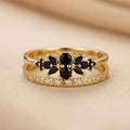 Minimalistiske Onyx Ringe