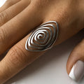 Hollow Spiral Luksuriøs Ring