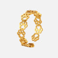 Adjustable straw impression ring – Made of stainless steel.