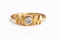 Krystalhjerte Ring
