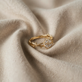 GOLDEN BRANCH RING - JUSTERBAR