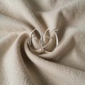 Open Spiral Drop Earrings