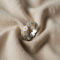 DAISY CROWN RING - (ADJUSTABLE)