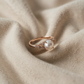 Pearl Blossom Accent Promise Ring