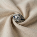 SILVER VAULT RING