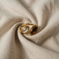 Double Marquise Bypass Ring