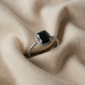 Midnight Glam Zirconia Ring