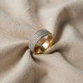 Pavelli Crystal Band Ring