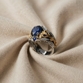 KONGEBLÅ & GULD RING