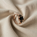 Black Onyx Marquise Ring