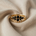 Minimalist Onyx Band Rings