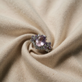 Miravelle Leaf Shine Ringsæt | Hvidguld