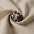 COLORFUL ENAMEL FLOWER GARDEN RING