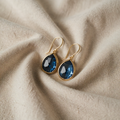 Retro Blue Crystal Drops