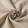 SILVER BUTTERFLY DREAMER RING - (ADJUSTABLE)