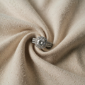 Cushion Halo Pavé statementring