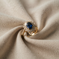 Vionne Safir-guldring