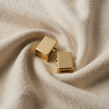 Golden Geometric Square Earrings