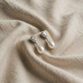 Teardrop Pearl Drop Earrings