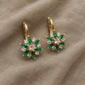 EMERALD BLOOM EARRINGS