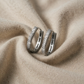 Elegant Circular Zirconia Earrings