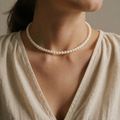 Bohemian Elegant Pearl Choker